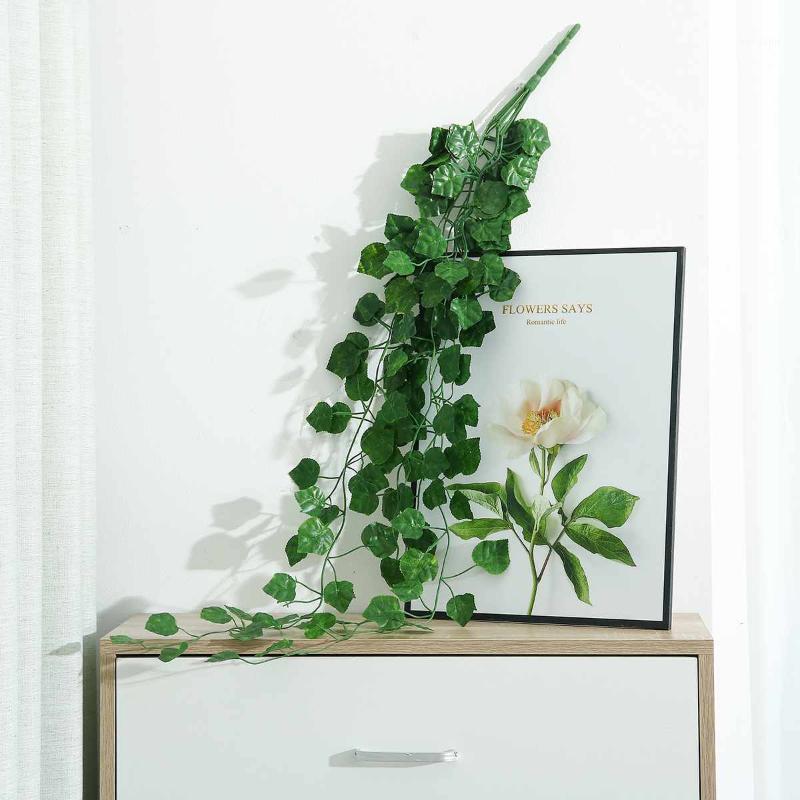 

Home Decor Artificial Flowers Vine Vine Garland Wedding Arch Decoration Fake Plants Foliage Rattan Rattan Trailing Faux Flowers1, Red
