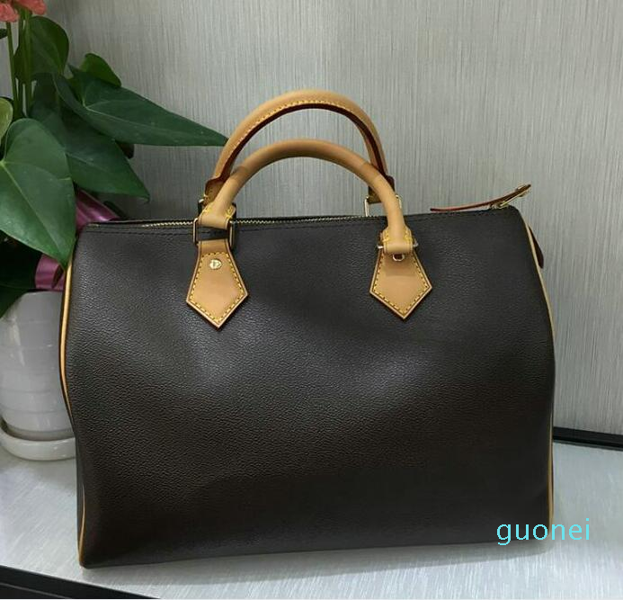 

Women messenger bag Fashion bags women bag famous Shoulder Bags Lady Key lock Totes handbags Shoulder Strap 30cm 565, Brown flower