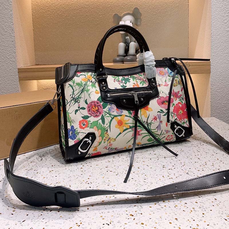 

designer tote bag women hourglass bags lady neo classic handbag purse genuine leather joint color tote variety of styles, Color 11(32*20cm)
