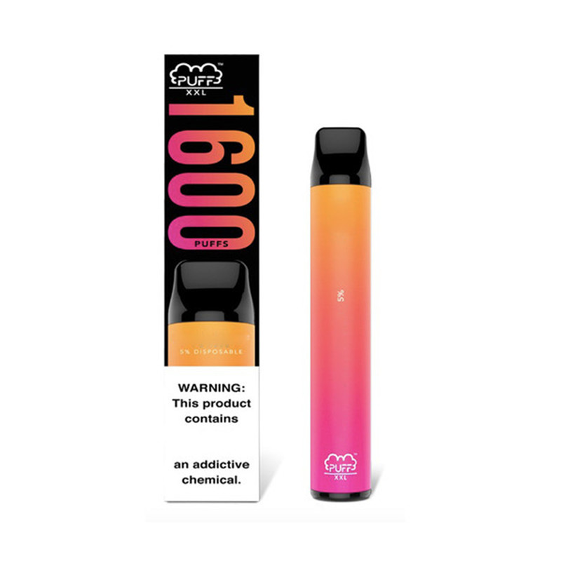 

Puff xxl Disposable Vape Device Puff XXL 850mAh Battery 1600puffs Puff Bar Pre-filled Kit Disposable E-CIGS