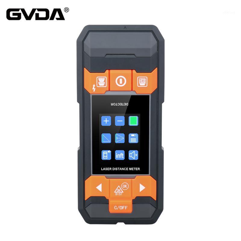 

GVDA Metal Detector Wiring Detector Laser Distance Meter Rangefinder Wall Scanner Wire Cable Metal Stud Wood Finder Digital Tape1