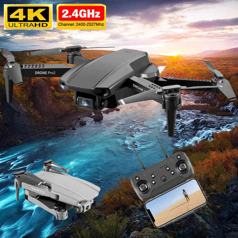 

New E99 UAV 4K 1080p dual camera HD WiFi FPV height mode professional folding helicopter, 1080p 1b