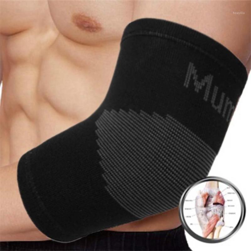 

1PCS Adjustable Breathable Elbow Support Pads Coderas Arm Protective Gear Sports Safety For Badminton Gym Tennis1, Black