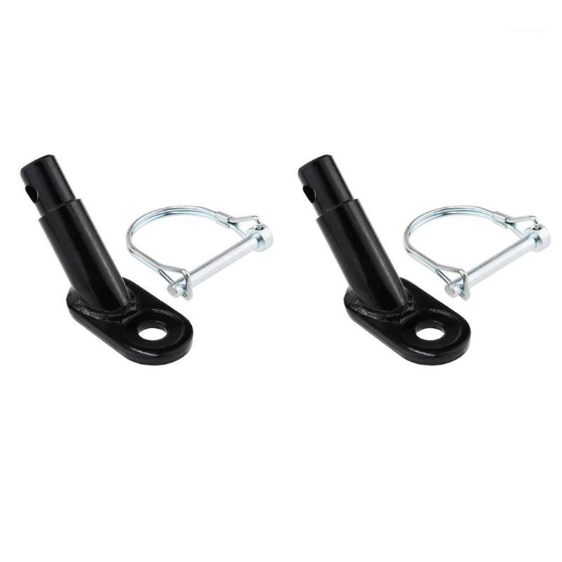 

2Pcs Bicycle Baby Pet Sundries Bicycle Trailer Accessories Traction Head Metal Trailer Coupling1