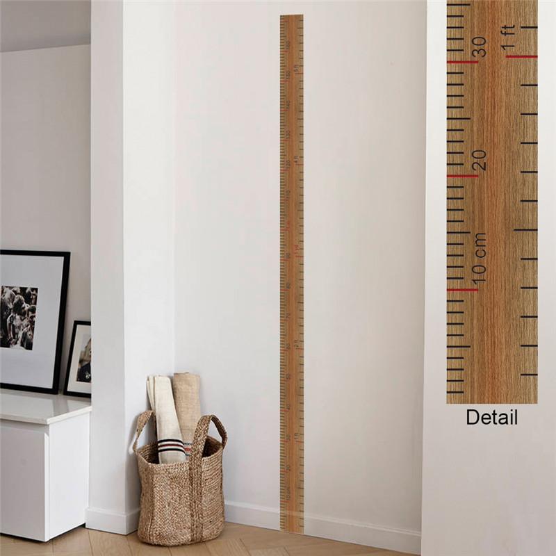 

Ruler Height Measure Wall Stickers For Kids Rooms Children's Home Decor Pvc Growth Chart Wall Decals Diy Poster Mural Art