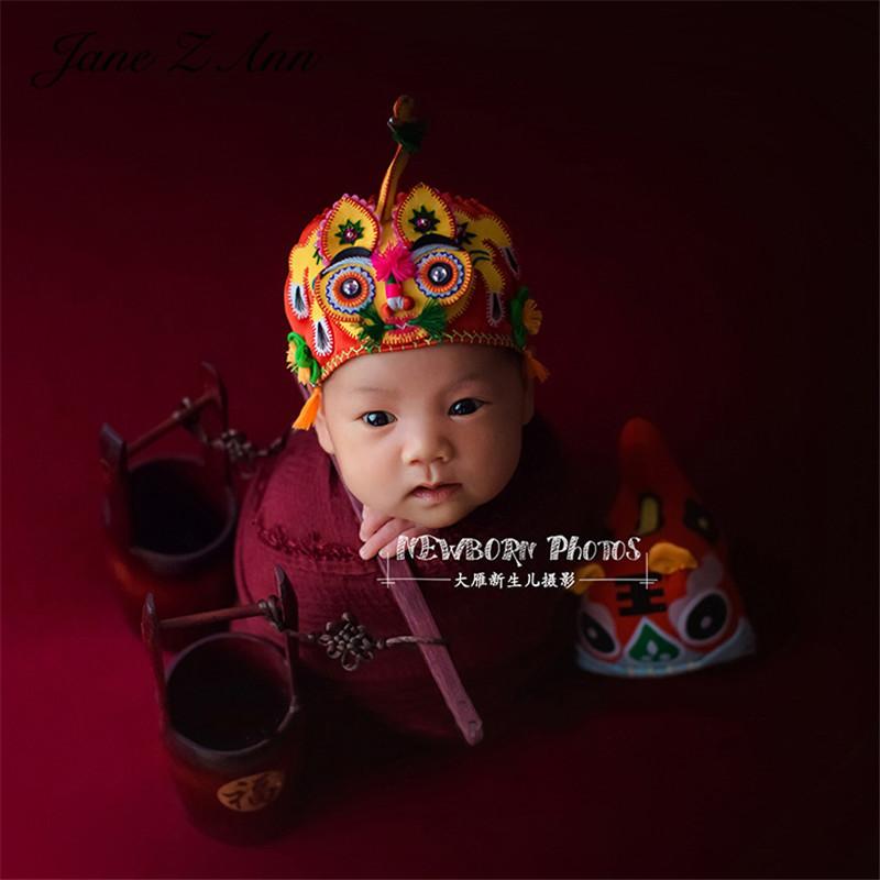 

Jane Z Ann Chinese style Newborn TigerHat Cloth New Spring Couplets wrap Photography Prop Combination studio shoot creative item, 6cm small latern3pcs