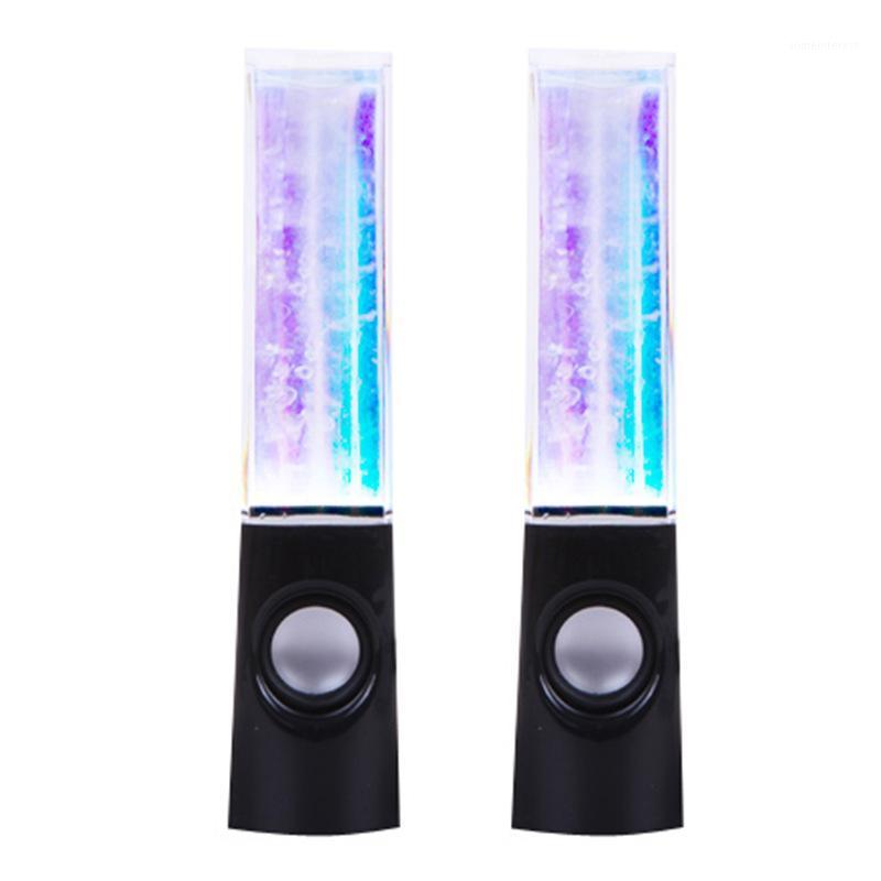

2020 new creative spray bluetooth speaker LED light computer audio water dance audio computer1