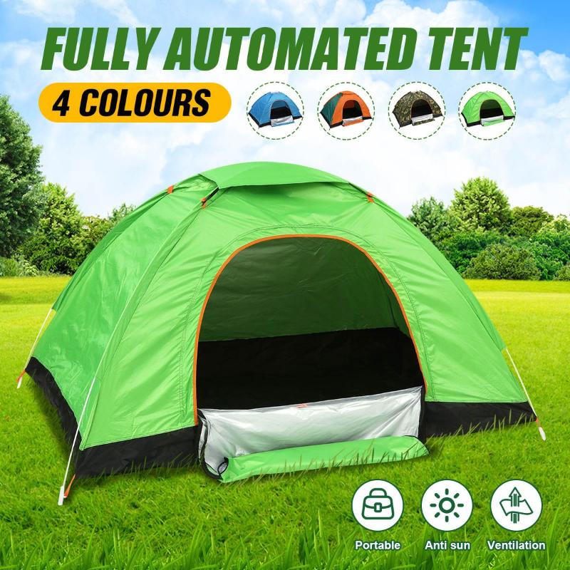 

4 Colors Waterproof Foldable Tents Free Building Automatic Quick Opening Outdoor Travelling Camping Tent Beach Sun Shelter