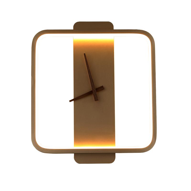 

New design modern Wall Lamp LED wall clock lamp Nordic unique elegant bedroom living room fixture lighting