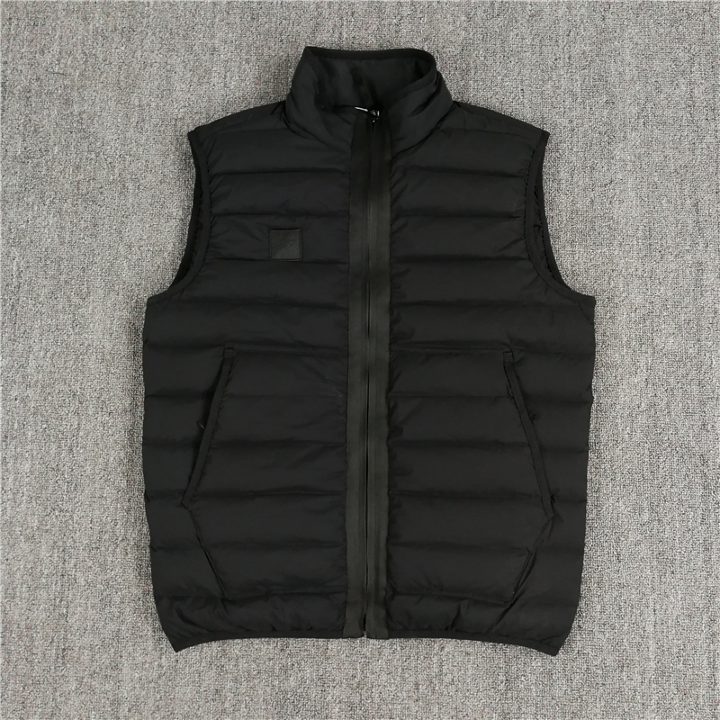 

Imported fabrics Men's Vests Warm couple vest in winter Famous down jacket heater Leisure and comfort Embroidered Badge, Army green