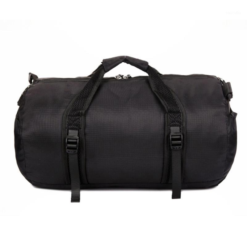 

Women Men Sport Bag Handbag Large Fitness Gym Cylinder Outdoor Package Travel1, Black large