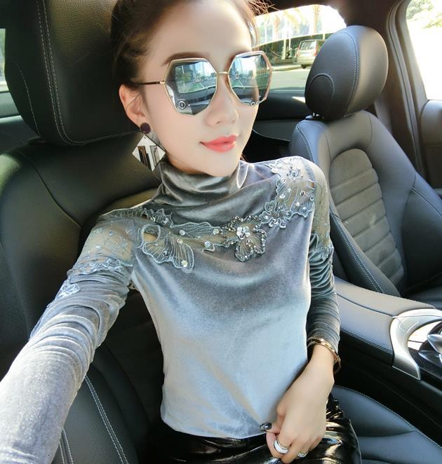 

From Woman Autumn New Rent Tops Women Long Goal T-shirt 0vtj, Black