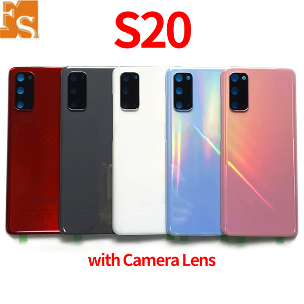 

100PCS OEM Battery Door Back Housing Cover Glass Cover for Samsung Galaxy S20 Plus Ultra with Camera Lens Adhesive Sticker free DHL