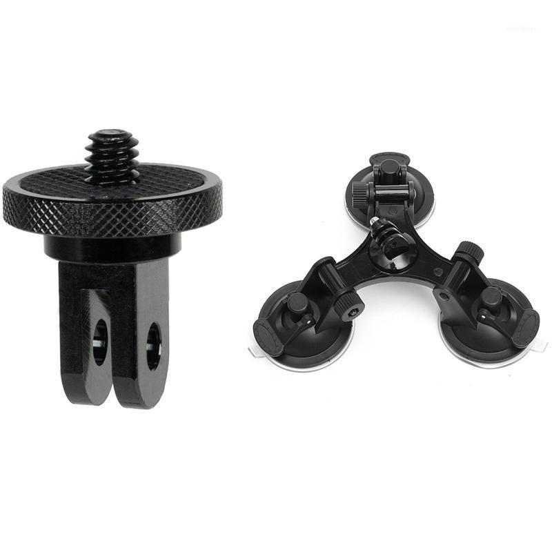 

Car Triple-Suction Cup Mount Holder Stand Low Angle for SJCAM with Camera Mount Adapter1