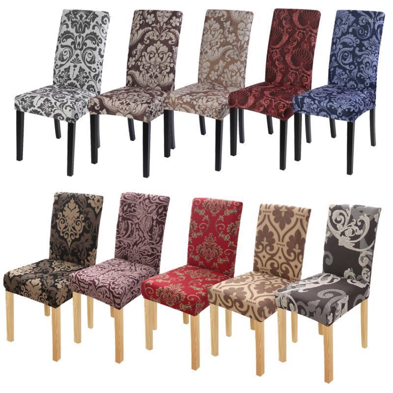 

European Home Living Kitchen Dining Chair Spandex Elastic Chair Cover Washable Removable Covers Stretch Slipcovers1