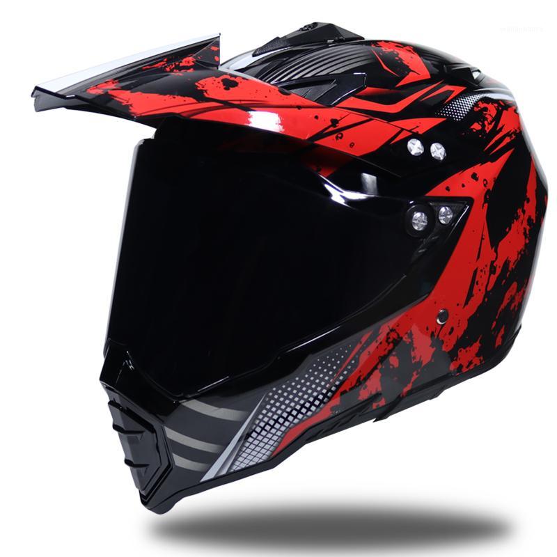 

Free shipping moto motorcycle helmet casco capacete motocross racing helmet with lens winter ATV dirtbike windproof helmets1, Brown