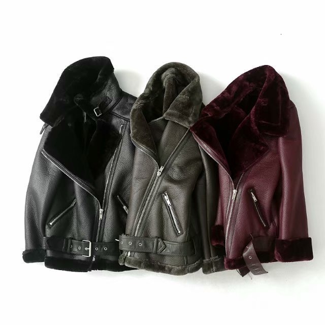

2021 New Women's Style of One-piece Leather Collar Belt in Europe and America 85jm, Burgundy