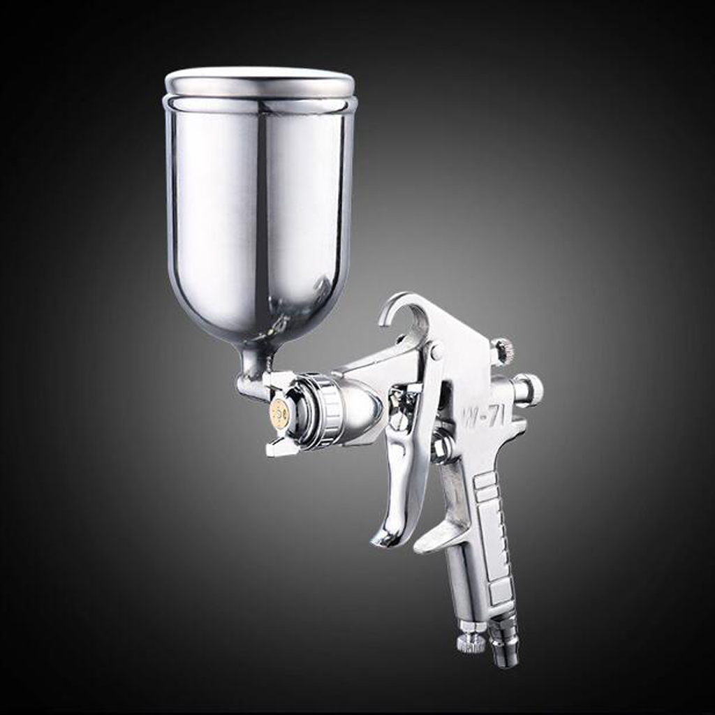 

W-71 HVLP Mini Spray Paint Gun Air Gravity Feed Smart Repair Touch Up 400ml