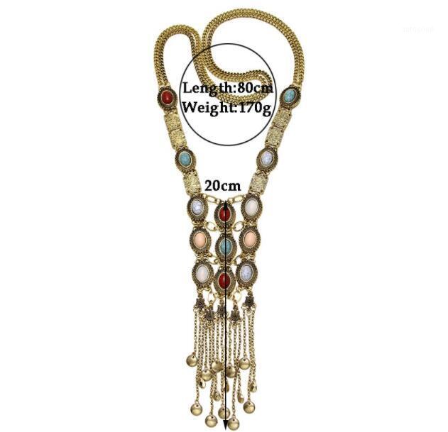

Chains 2021 Vintage Tassel Gypsy Tribal Style Choker Chunky Statement Necklace Pendants Collier Women Jewelry Accessories1