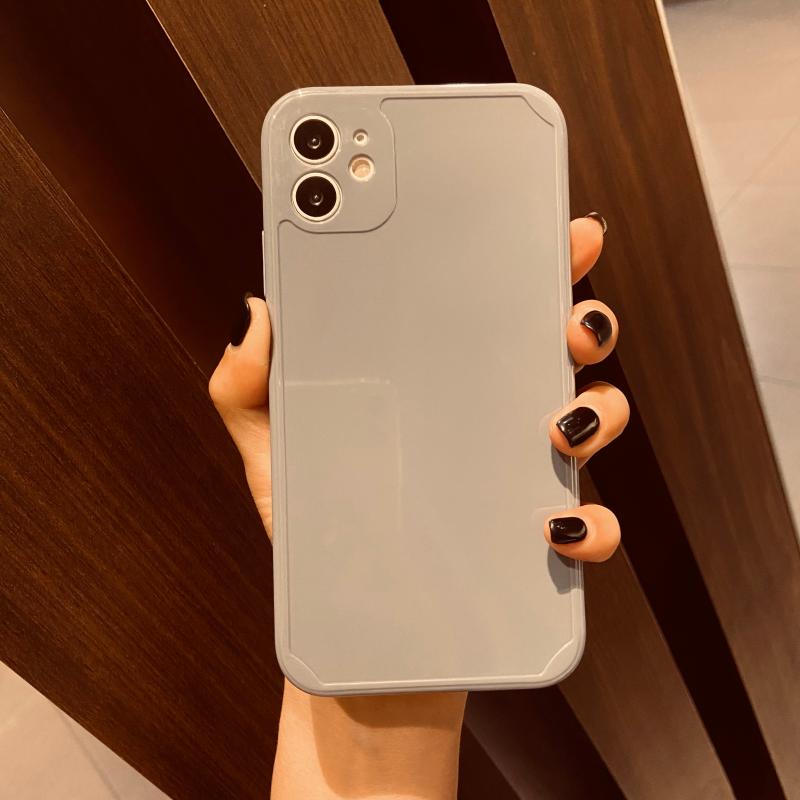 

Pure color case for iphone11pro tpu protective back cover, Purple