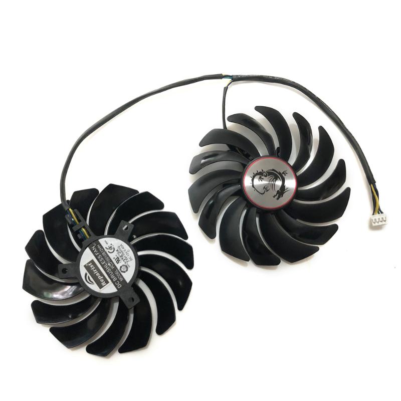 

MSI RX 580/480/570/470 GPU Cooler PLD10010S12HH/PLD10010B12HH Fan GTX1080Ti GTX1070Ti GAMING Video Graphics Card Fan