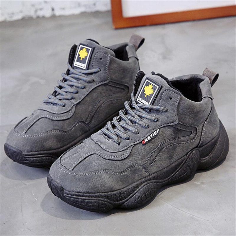 

Female Shoes Big 2021 Autumn New Sports with Thick Soles Plus Velvet Casual Fashion Snow Boots of Hot Women 6wsj, C-002-01