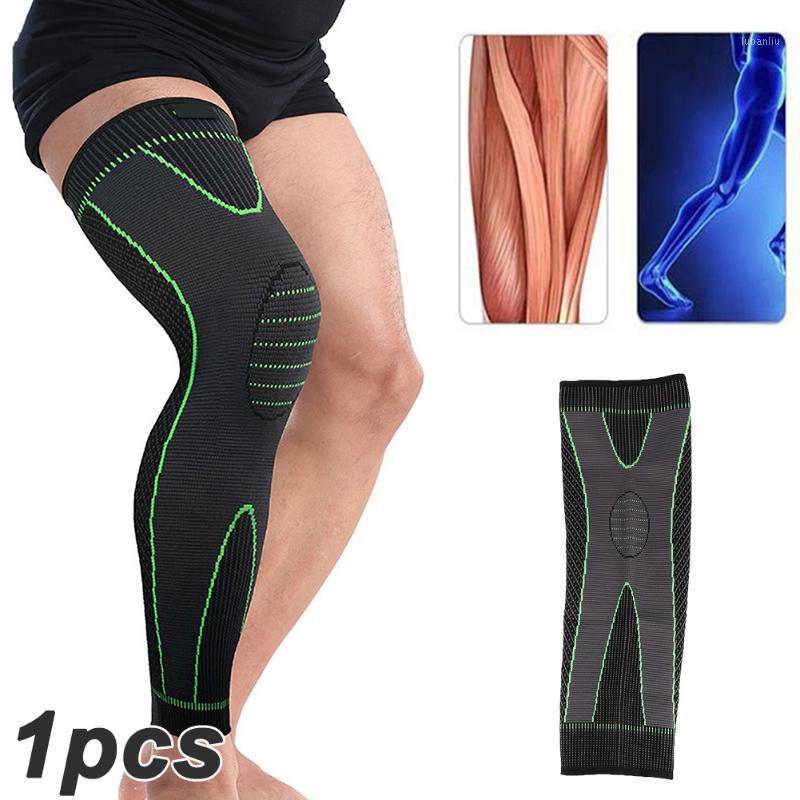 

1PCS Fitness Running Cycling Knee Support Braces Breathable Knee Brace Protective Support for Basketball Volleyball Fitness1, Black
