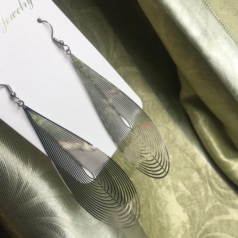 

Dangle & Chandelier Korean Earrings Hoops For Women Oval Water Drop Earring 2021 Party Dinner1