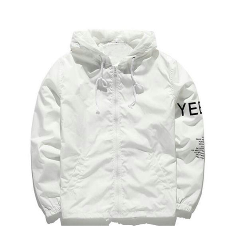 

spring autumn jackets for men women windbreaker bomber jacket hip hop outdoor streetwear sport jacket west windbreakers 201104, Black