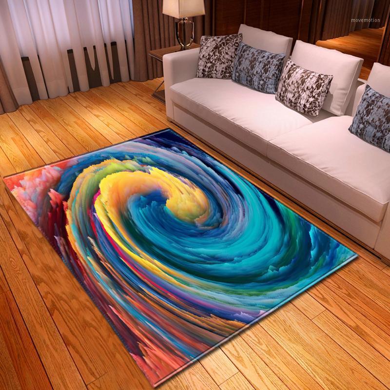 

Nordic Home Textile Rotating Color Carpets Soft Bedroom Bedside Rug Dining Room Floor Mat Decoration Living Room Carpet Area Rug1, No-1