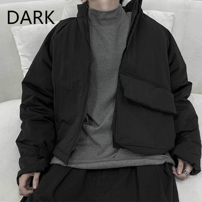 

Women' Down & Parkas Yamamoto Dark Wind Short Bread Jacket Winter Small Padded Men And Women Thick Cotton Padded1, Black