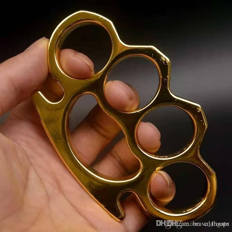 

2pcs Steel Brass knuckle dusters,Self Defense Personal Security Women's and Men's self-defense Pendant Free 099
