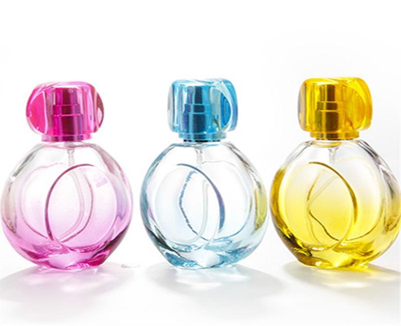 

50pcs/lot 30ML Rose style Refillable Perfume bottle Atomizer Empty Glass Vial Spray Bottles Container For travel