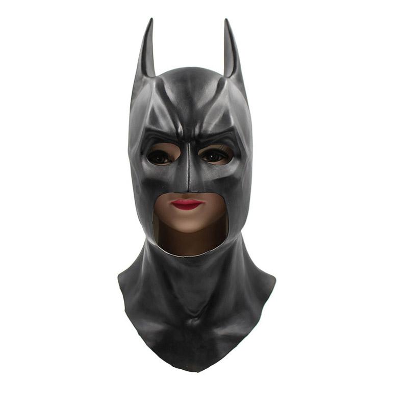 

Masks Latex Halloween Mask Full Face Movie Bruce Wayne Cosplay Toy Props