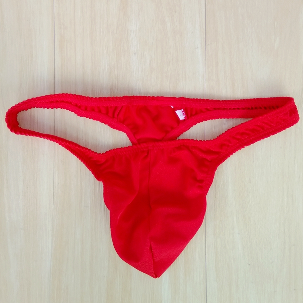 

Male fashion sexy bikini string waist Thongs swimwear fabric mens underwear