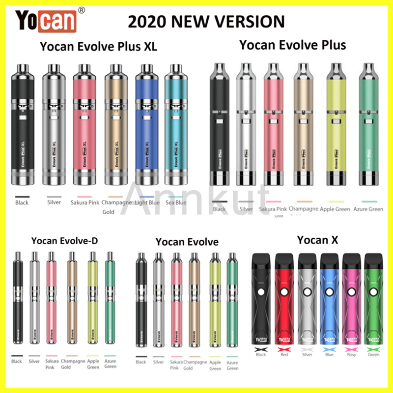 

Yocan XL Vape,Authentic Yocan Evolve Plus Evolve Plus XL Yocan X Wax Vape Pen Evolve-D Dry Herb Vaporizer Kit E Cigarette Kits
