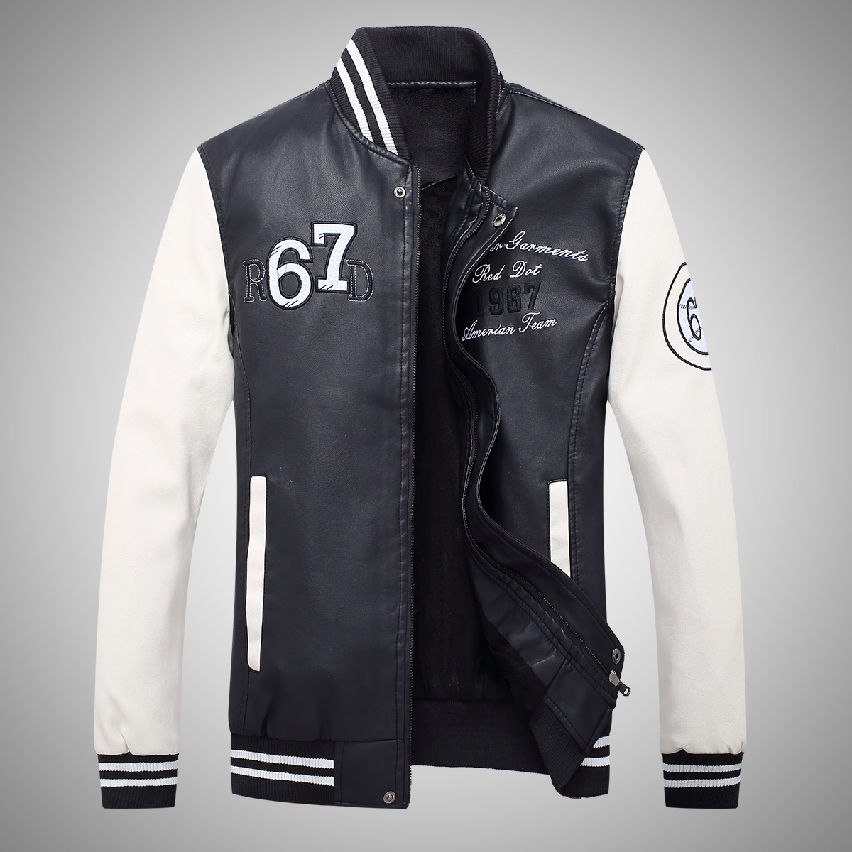 

2021 Men Leather Jacket Autumn New Winter Clothes Jackets Men's Style Elastic Outerwear Pu 311 5NWC, White