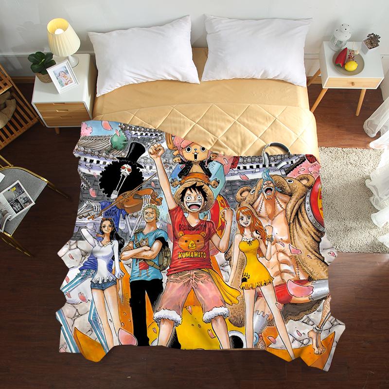 

Comforters & Sets Fashion 3D Japan Cartoon Anime Beauty Girl Children's Boys Summer Thin Quilt Twin Queen  Size Irregular Bedroom Kids G, Color5