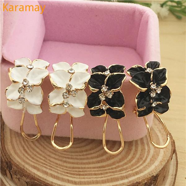 

Stud Fashion Romantic Cute Crystal Camellia Flower Drip Earrings Jewelry For Women Christmas Gifts Brincos
