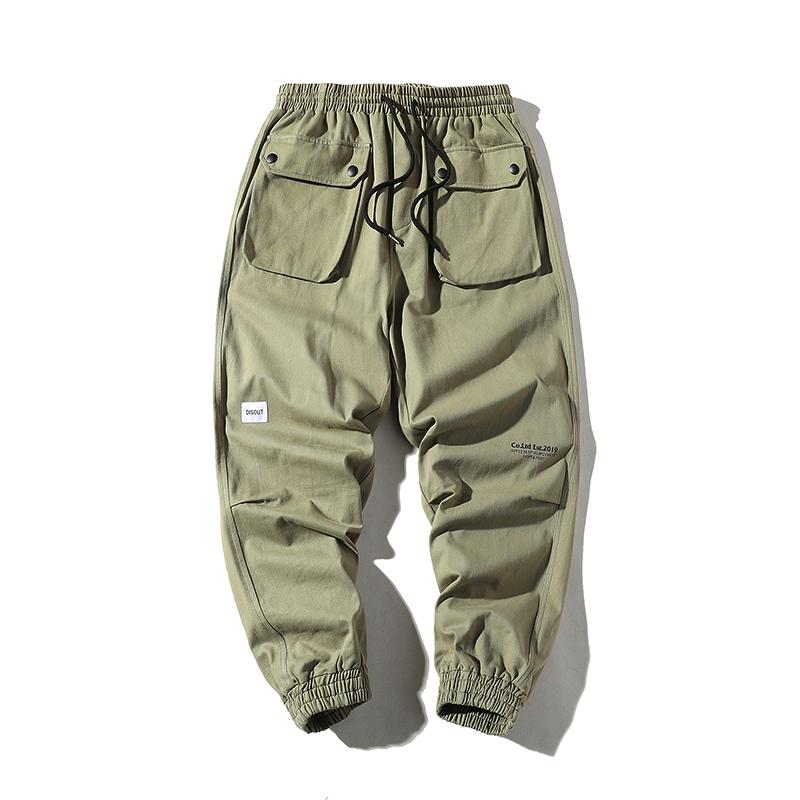 

2020 New Spring Men Cargo Pants Fashion Hip-hop Harem Pants Streetwear Casual Joggers Trousers Sweatpants, Army green