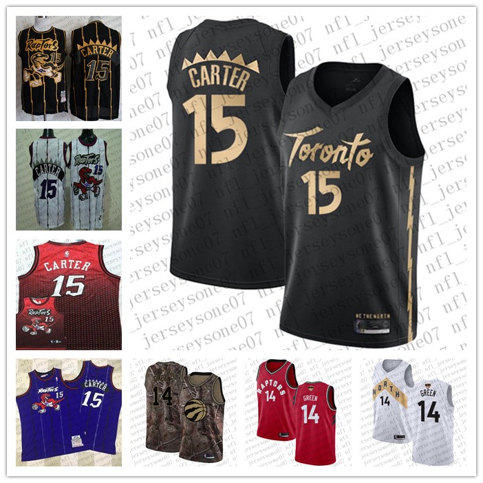 

Men womens youth toronto Raptors 14 Danny Green #15 Vince Carter Camo Basketball Swingman Realtree Collection custom Jersey, Black