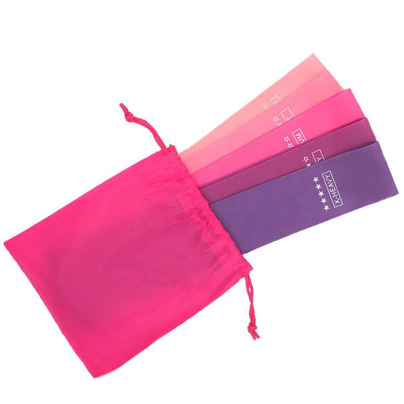 

GOBYGO 5PCS Training Fitness Gum Exercise Gym Strength Resistance Bands Pilate Sport Rubber Fitness Mini Bands Workout Body