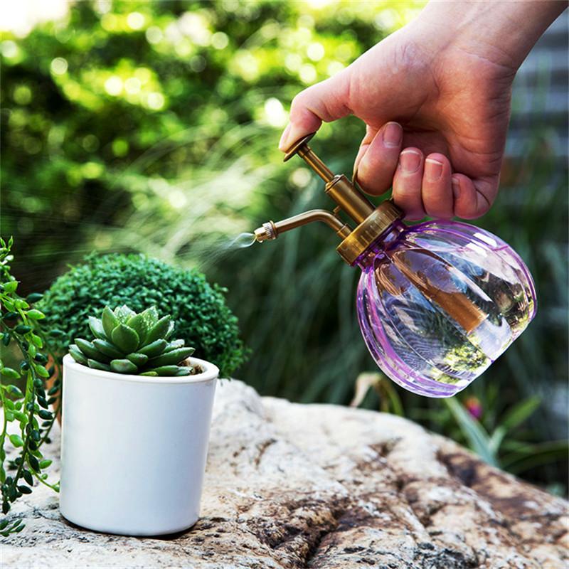 

1 Pcs Practical 350ML Garden Flower Plant Watering Pot Spray Bottle Plastic Garden Mister Sprayer Hairdressing Planting Kettle, Blue