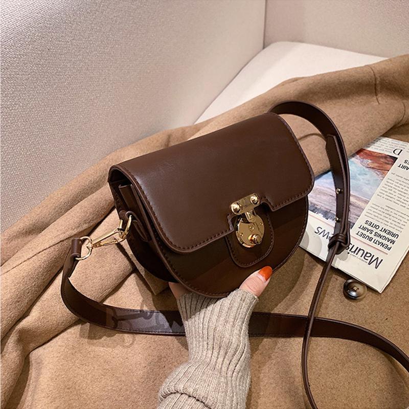 

Women'S Leather Vintage Luxury Handbags Designer Purse New Arrival 2021 Bolsos Marca Mujer Lujo Sac A Main Torebka, Black