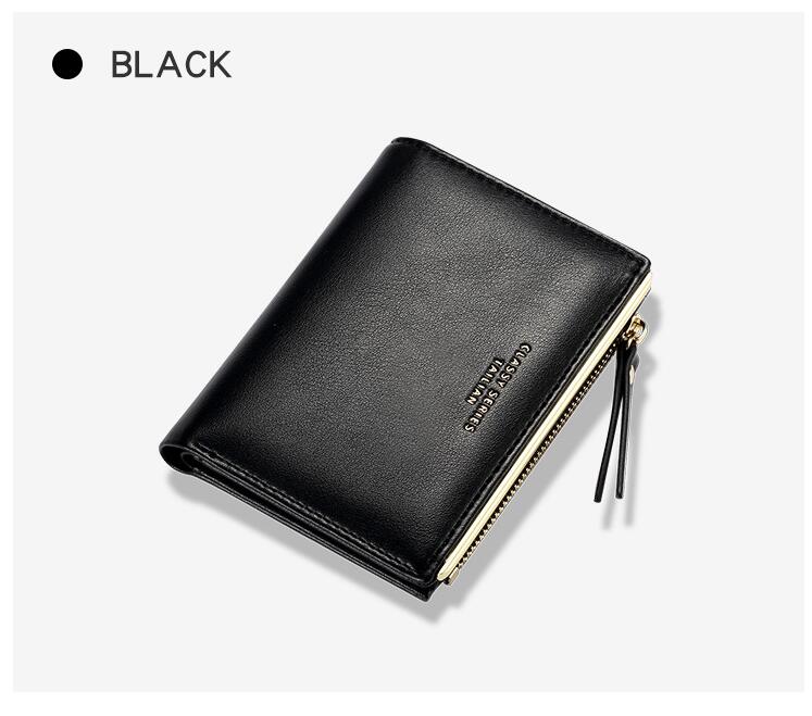 

HBP PU wallet Fashion Women purse Card Holder Free Shipping T2602-1211, Black