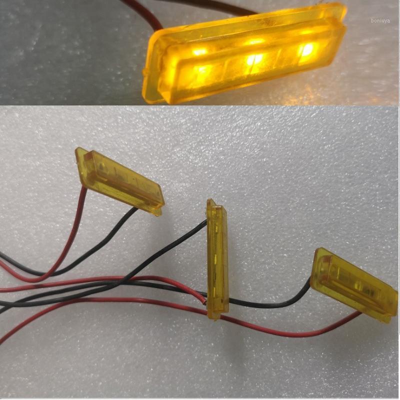 

auto accessories led leds for ranger t7 t6 xl xlt wildtrack grills auto grille led yellow color 3pcs1, As pic
