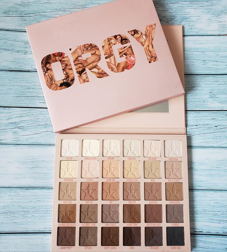 

2020 New Arrival Eye Makeup ORGY 30colors Matte Eyeshadow J Star Palette ORGY Eye Shadow dhl free shipping, Multi