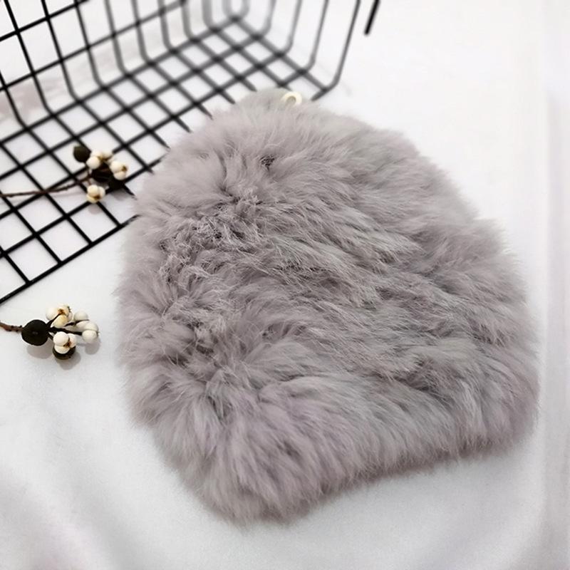 

fur hat women winter cap plus velvet cold-proof warm fur hat girl woolen cap ear1, 02