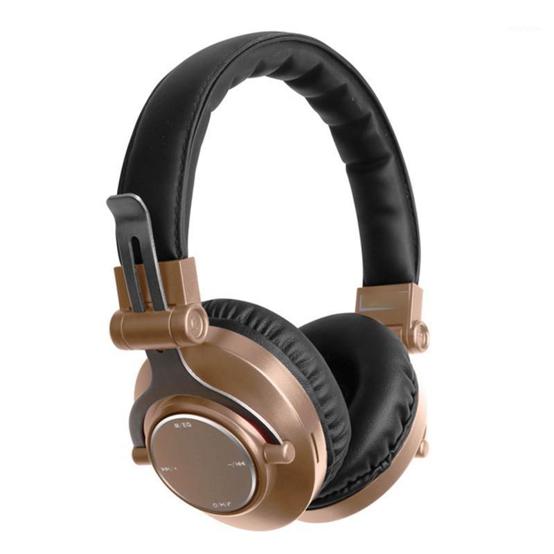 

NEW-Bluetooth Headphones with Deep Bass Wireless Foldable Headphones,Comfortable Earpads,6 Hours Playtime for Travel/Work1, Gold