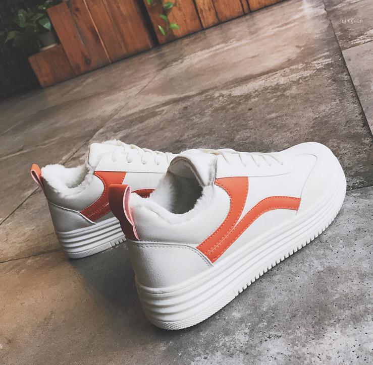 

2020 spring cold winter leisure shoes, women's fashion shoes, plus velvet warm size EU35-401, Red